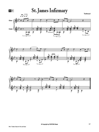 Timeless Classics - Hautbois et Guitare - Partition - Duos